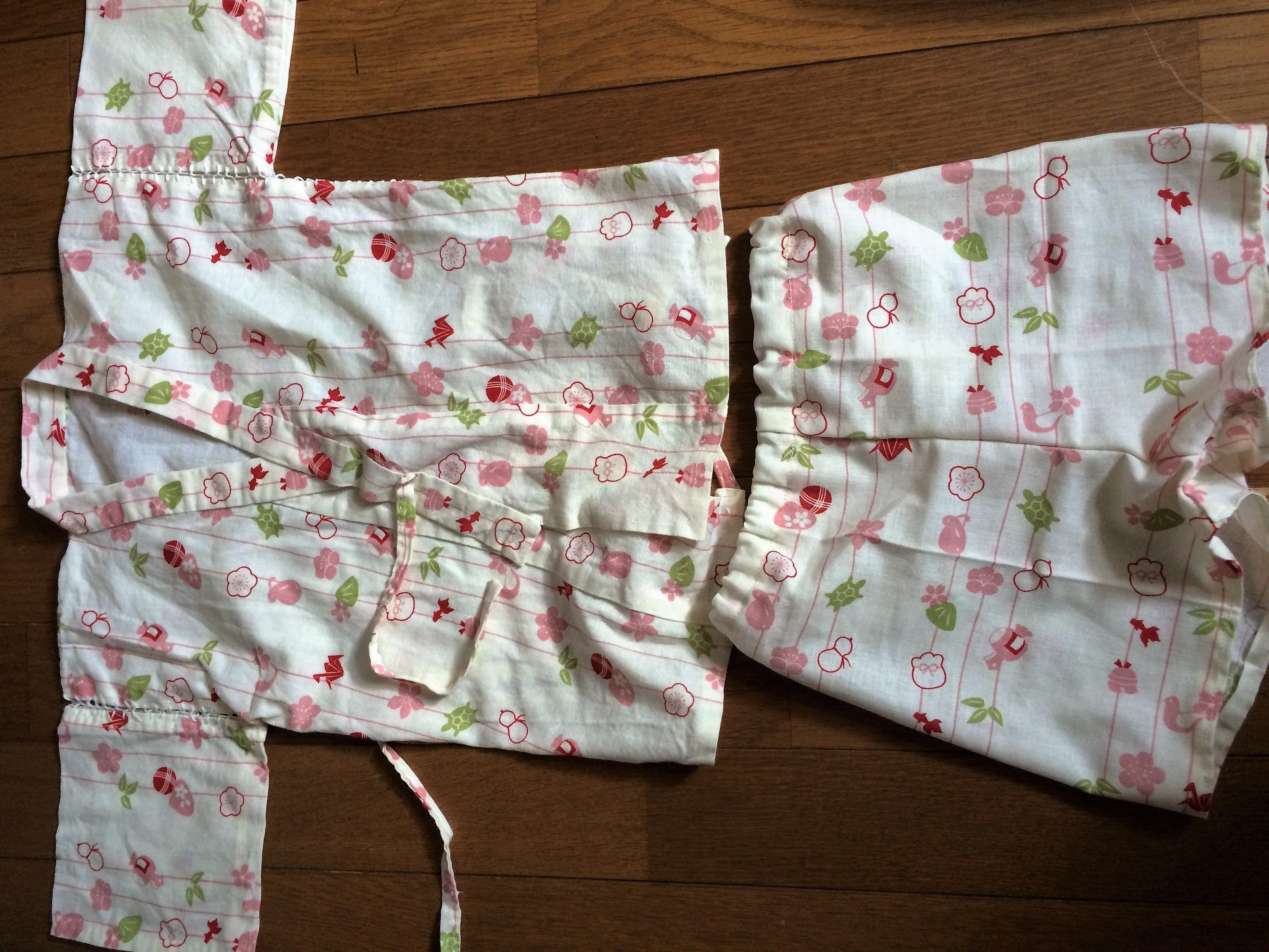 型紙あり 海外子供服風ベビーの足つきパンツの作り方服バカママのDIYlog