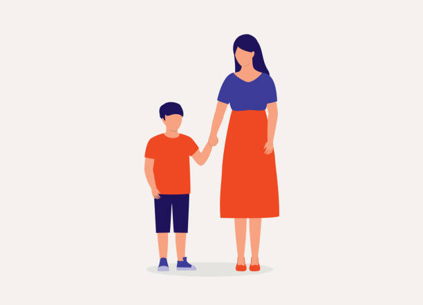 穏やかな背中イラスト・フリー素材なら「シンテリ」