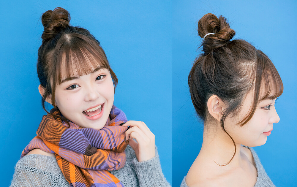 高校生に流行りのお団子ヘアは？簡単でかわいいお団子アレンジ12選