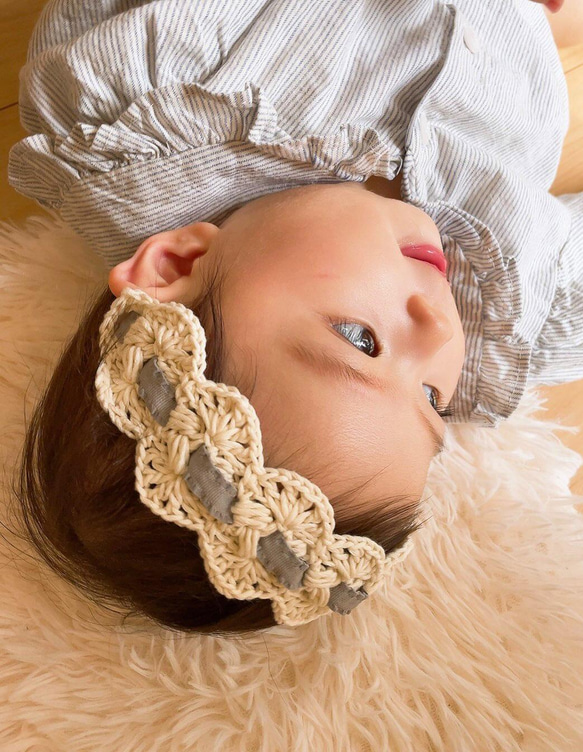 ベビー ヘアバンド カチューム かぎ針編み 帽子 ベビー・キッズHiromi I 通販 14068393Creema クリーマ