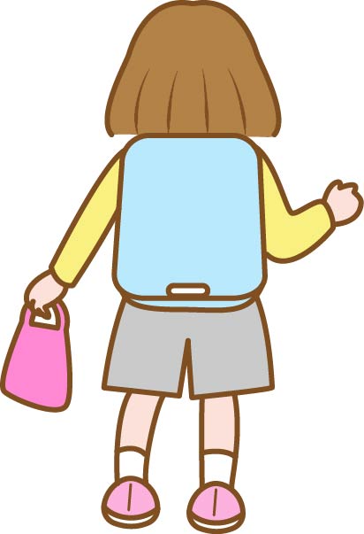 ランドセルを背負った女子小学生の後ろ姿の写真素材FYI01974930ストックフォトの Qlean Market キュリンマーケット