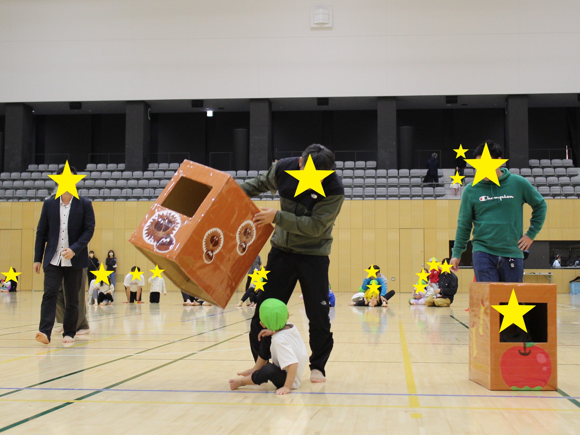 3歳児から年配の方まで楽しく出来るレクリエーション。運動会種目としても盛り上がるよ