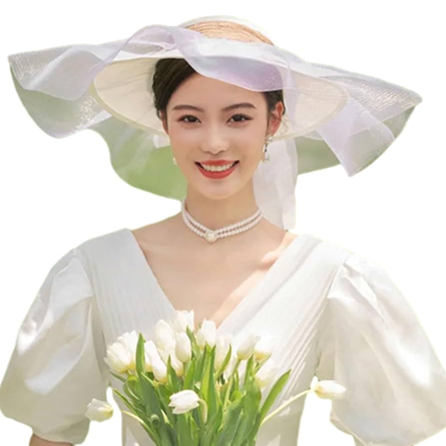 新品英国ウェディングハットivory&co 箱付き