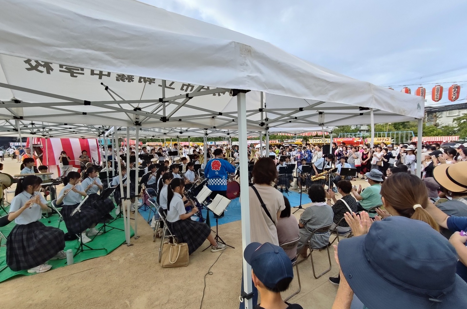 今年も都筑・すみれが丘小学校で花火大会 夏祭りのフィナーレで - 港北経済新聞