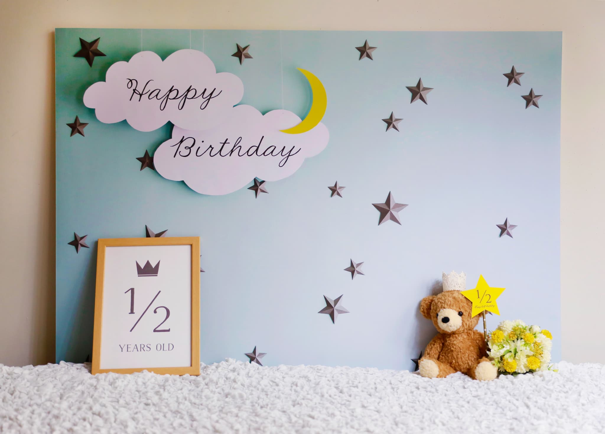 自宅で！フォトスタジオで！ハーフバースデーの写真撮影♪ママライフを、たのしく、かしこく。－ mamaco with