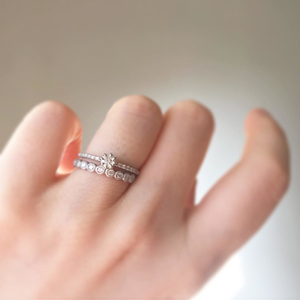 花麗 はなうらら結婚指輪一真堂Ringraph リングラフ