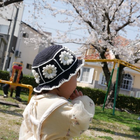 編みものキット「キッズボーダーキャップ」BD-04手編みのお店SPOOL