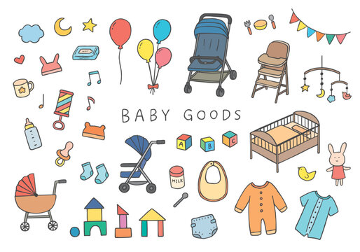 87,000点を超えるベビー用品のイラスト素材、ロイヤリティフリーのベクター素材グラフィックスとクリップアート - iStock赤ちゃん,哺乳瓶, ベビーカ