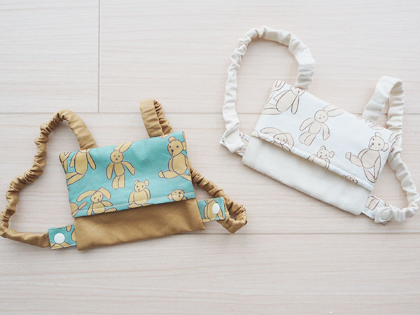 赤ちゃんの暑さ対策に!背中に背負う保冷剤カバー 保冷剤リュック の作り方│koshirau 拵う こしらう