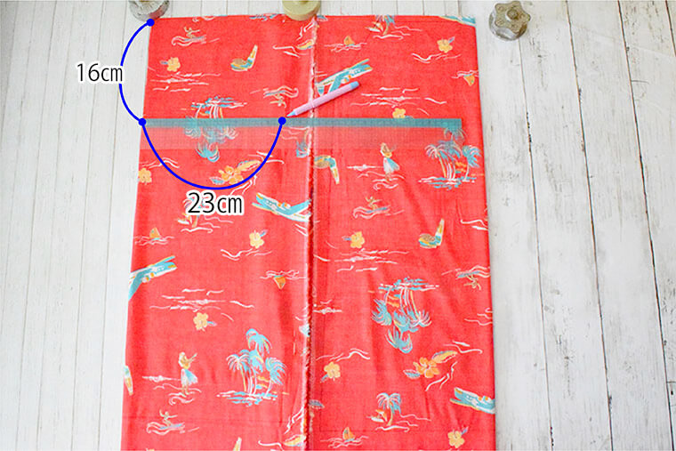 Ａラインワンピース 型紙＆作り方のセット OP-2001子ども服の型紙ショップtsukuro ツクロ