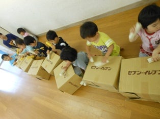 ダンボール遊び 1歳児 ねらいTikTok