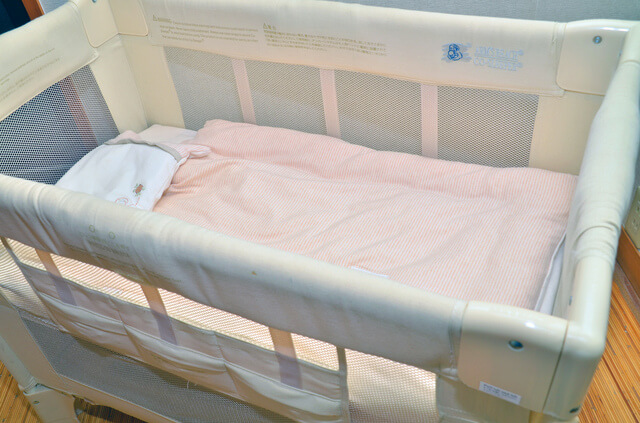 ベビーベッド DIY クッションガードぼびーの航海日誌