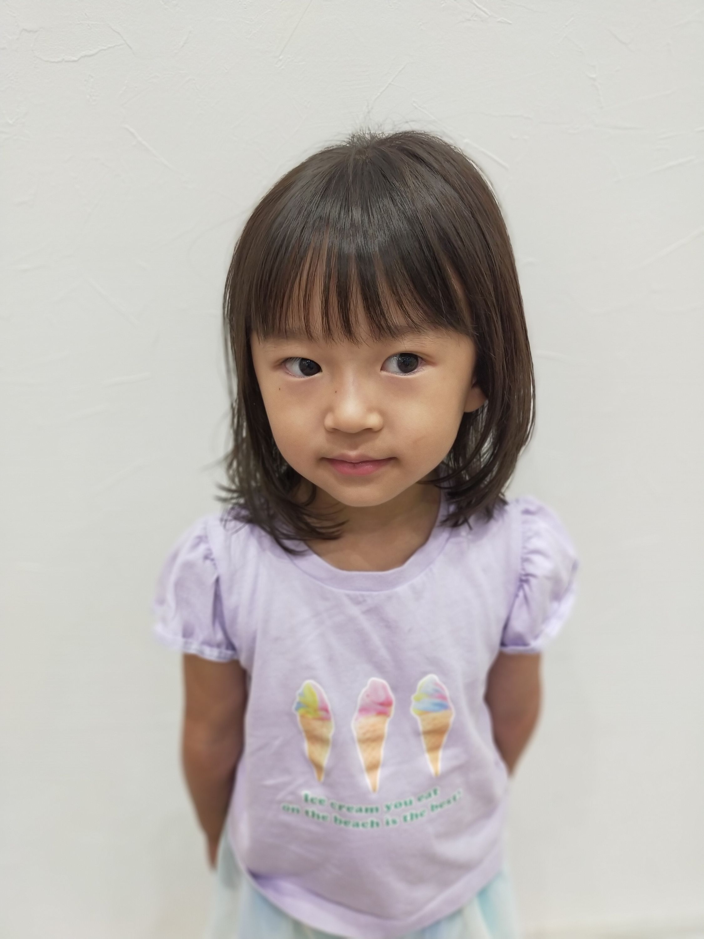 子供 髪型 女の子 前髪なし ショート Udhyu