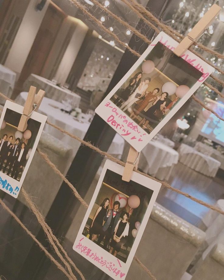 チェキボードを結婚式のウェルカムスペースに用意すると良い