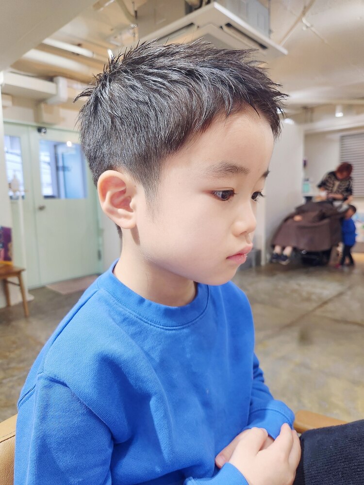 子供のソフトモヒカンが可愛い♡自宅でセルフの切り方を伝授2ページ