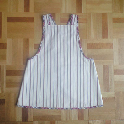 子ども キッズ 用エプロンの作り方