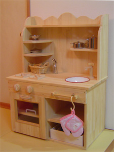 対面キッチン おままごとキッチン カウンター 木製 ままごとキッチン - MAKER-MAKER'S GALLERYminne byGMOペパボ国内最大級のハンドメイド・手作り通販サイト