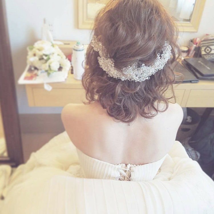 ボブヘア・ミディアムヘア の愛され花嫁ヘアカタログmarry マリー