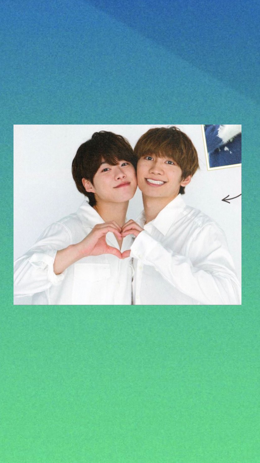 大橋和也くんと藤原丈一郎くん☆丈橋というブラックホール 楽園- 同じ景色をずっと〜丈橋の景色