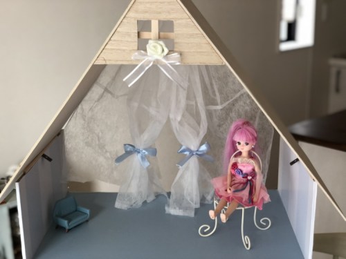 手作りの リカちゃんハウス - ねりけしの薔薇