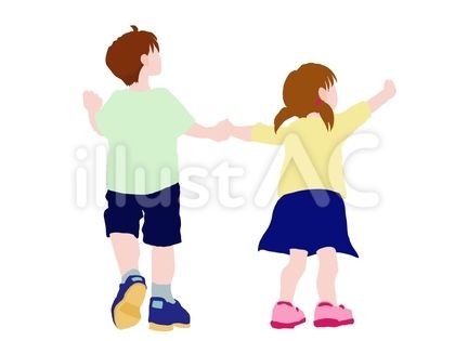 手を繋いで歩く親子イラスト - No: 22038402無料イラスト・フリー素材なら「イラストAC」