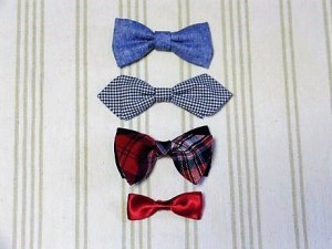 グルーガンでサクッと！畳縁ちびネクタイの作り方