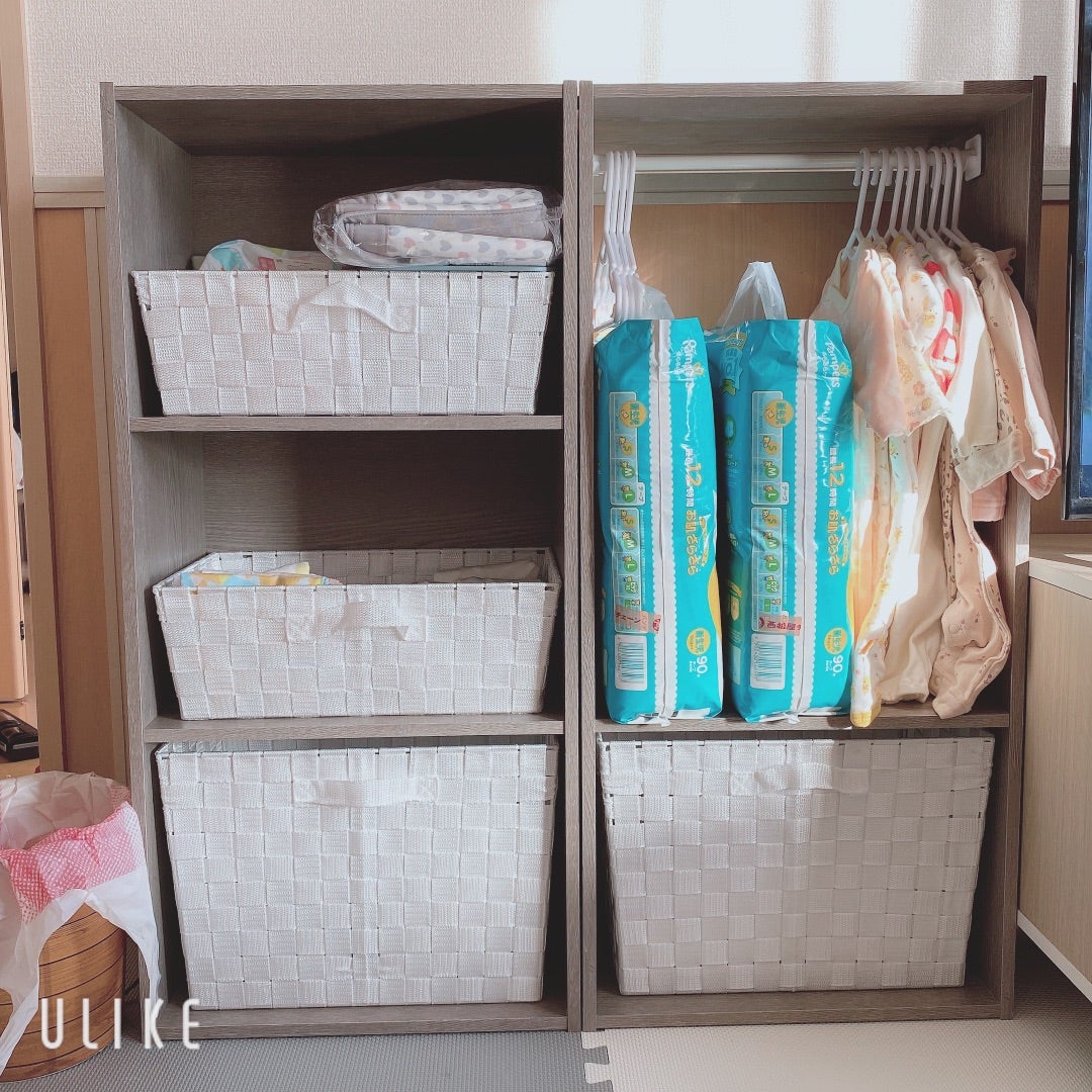 ☆ING ☆ 足型TORI ベビー クローゼット+チェストセット