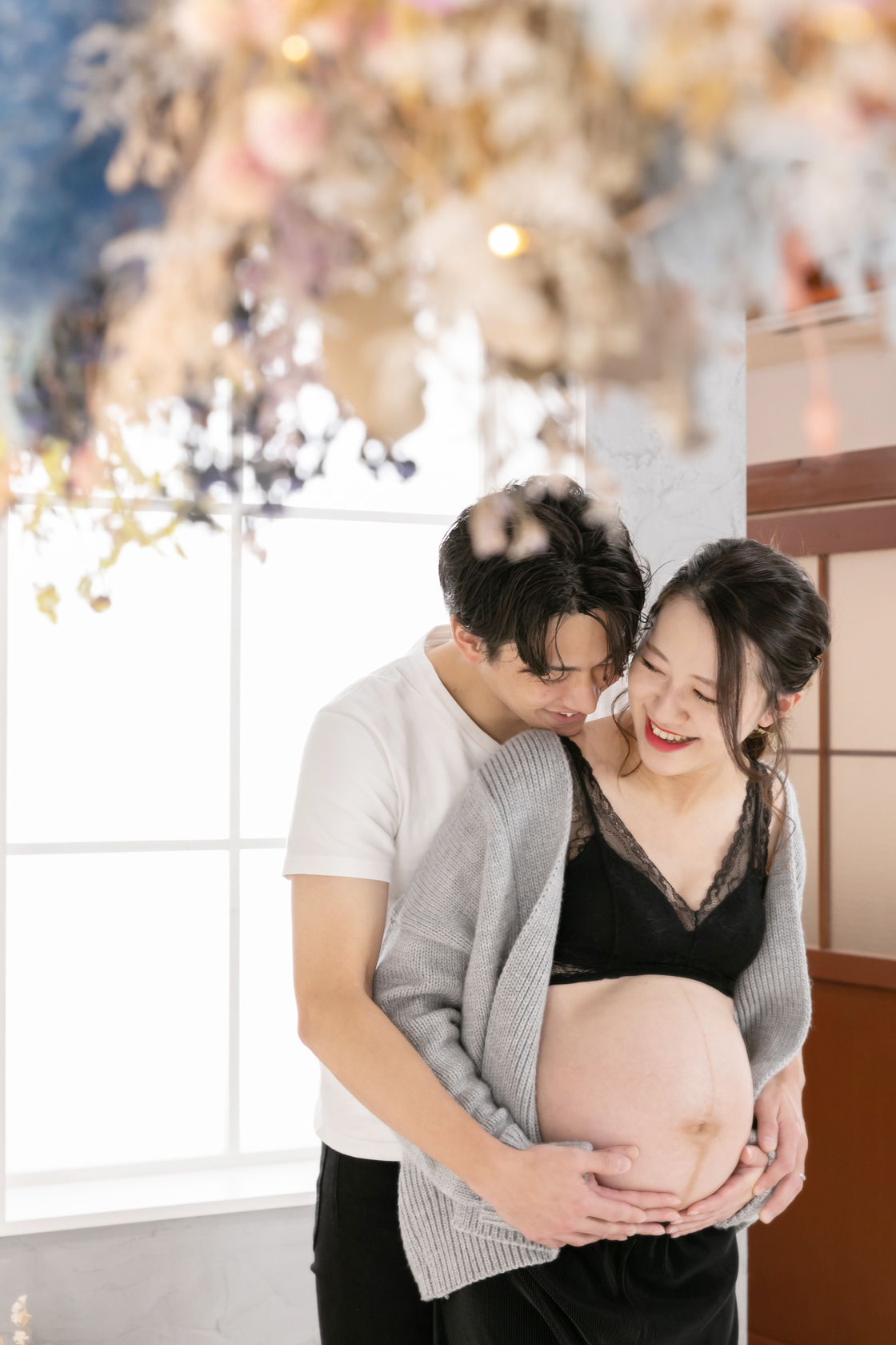 仙台のマタニティフォトはQnNe キュンネ 完全個室＆全データ持ち帰りプロ撮影＆セルフ写真フォトスタジオ着替え室あり