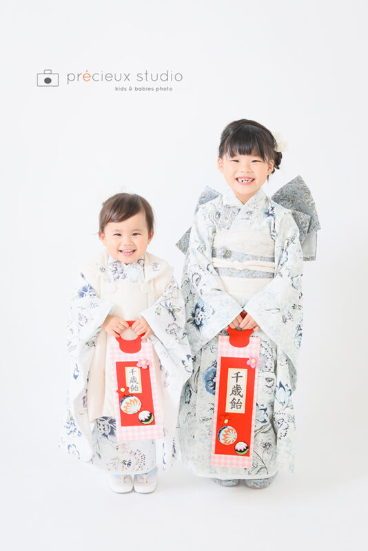 七五三の姉妹の服装小学生の女の子用上品ワンピースのおすすめランキングキテミヨ-kitemiyo