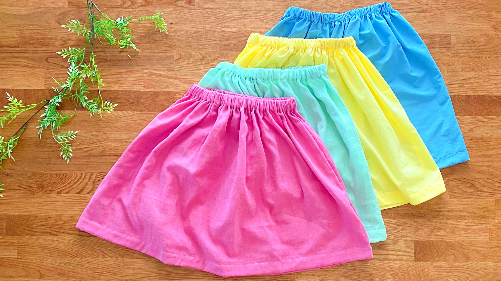 スカート 型紙 子供服 子供 女の子 パターン５wayボリュームミニスカート Ａ３印刷型紙 ※作り方レシピ付き 型紙 MahoeAnela 通販7841782Creema クリーマ