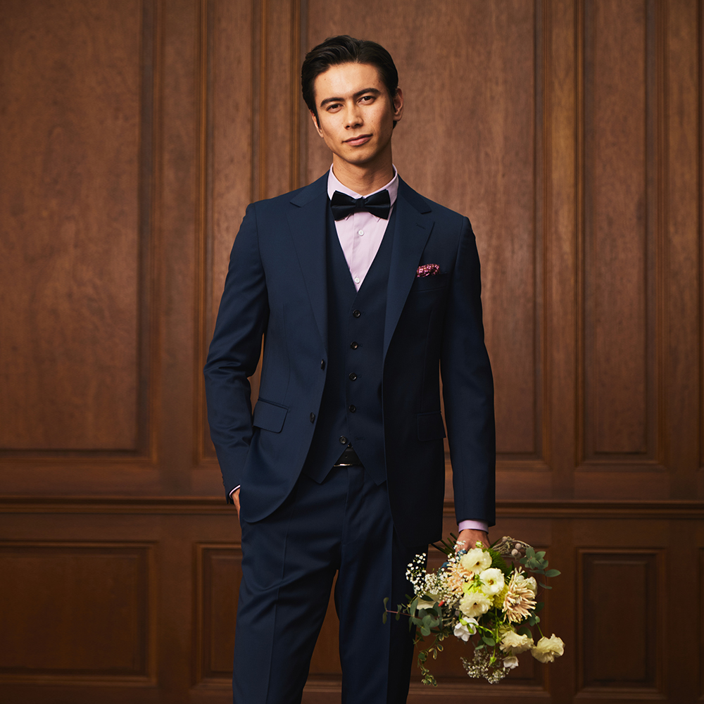 蝶ネクタイでおしゃれ上級者！結婚式でもかっこいい装いを！オーダースーツのONLY